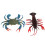 2 Aquarium Garnalenmodel Visbak Plastic Speelset 11
