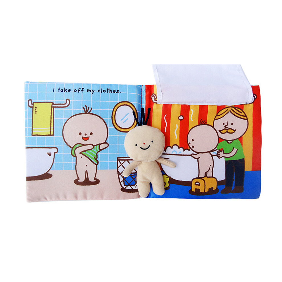 Baby's First Washable Cloth Book For Early Learning Bath Time Fun Ohphcall