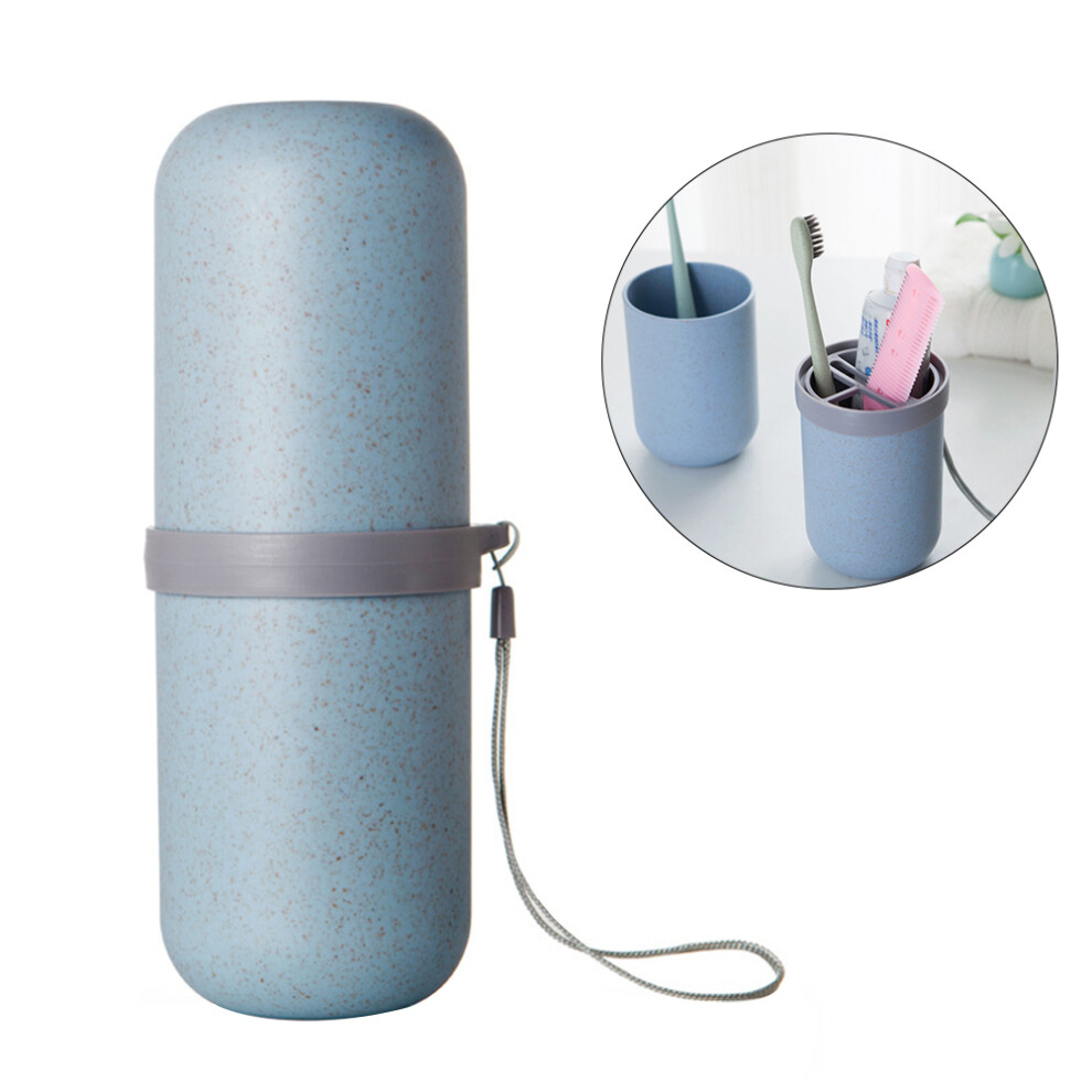 Vaguelly Wash Gargle Cup Toothbrush Toothpaste Case Holder Container