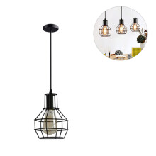 Metal Deckenleuchte Landhausstil Für Café Restaurant D Schwarz