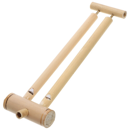 Per Uccelli In Bamboo Doppia Strumento Addestramento 1