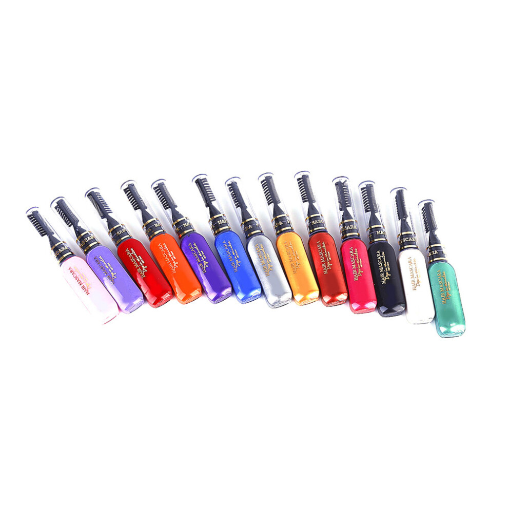 Vaguelly 6Pcs Temporary Hair Coloring Chalk Sticks For Costume And Party Use