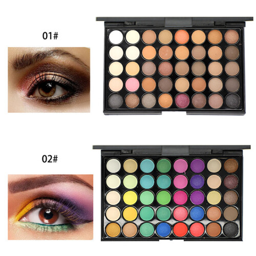 40 Farben Lidschattenpalette Rauchig Für Damen 2