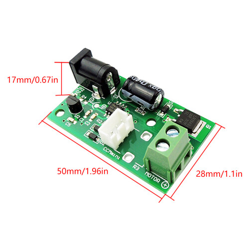 Motor Controller 6V 12V 24V 3A Overloaded Protections Compact 2