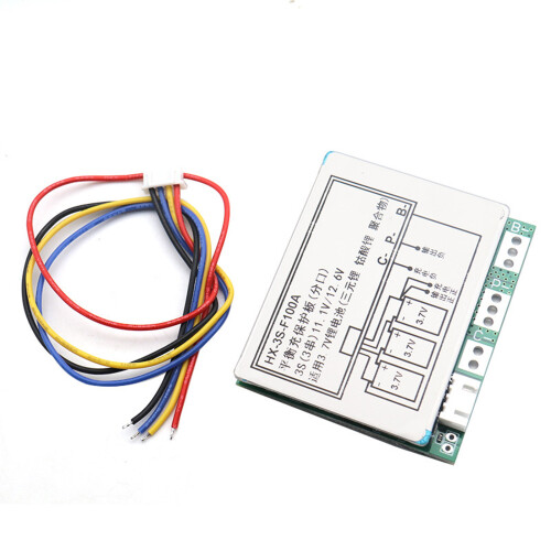 Lithiumbatterijbeschermingsbord 100A Thermische bewaking-2 sets 1