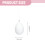 24Pcs Easter Egg Decorations Diy Hand-Painted Pendants For Holiday 2