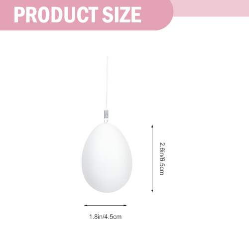 24Pcs Easter Egg Decorations Diy Hand-Painted Pendants For Holiday 1