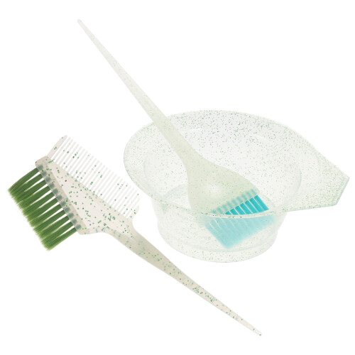 1 Set Haarfarbepinsel, Mischschale, Haarfärbekappe