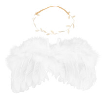 Set Decorazioni Con Foglie E Cerchietto Per