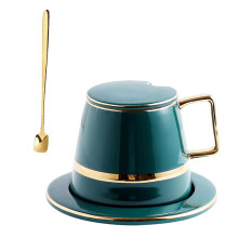 1 Set Keramische Thee Cup Europees Stijl Koffiemok Voor Thuis