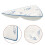 Ceramic Geteilter Dinner Teller 3 Fächer Wiederverwendbar 10