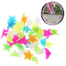 36Pcs Luminous Plastic Wheel Spoke Wrap Tubes For Mountain Road Bike