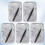 5 Piezas Juego De Clips Inoxidable Para Mujer 9