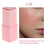 Heart Shaped Cream Blush Stick For Cheeks Lips Waterproof Lightweight 7