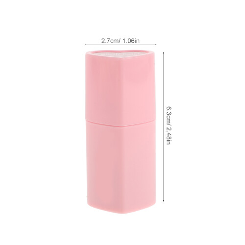 Heart Shaped Cream Blush Stick For Cheeks Lips Waterproof Lightweight 1