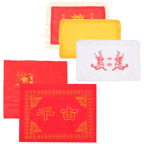 1Set Complete Funeral Kit Ashes Urn Cloth Covers and Large Pouch