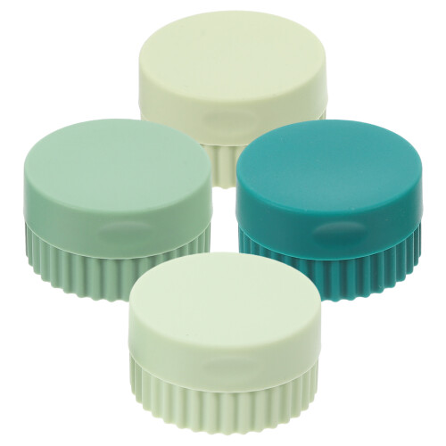 4St Silicone Reis Pillendoosje Met Opening En Kleurcodering