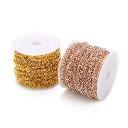 1Rouleauchaîne Formée Résistante Pour Colliers Bracelets DIY 2