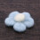 Sky-Blue Wool Felt Five-Petal Flowers DIY Decorations for Crafts 11