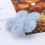 Sky-Blue Wool Felt Five-Petal Flowers DIY Decorations for Crafts 4