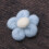 Sky-Blue Wool Felt Five-Petal Flowers DIY Decorations for Crafts 5