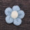 Sky-Blue Wool Felt Five-Petal Flowers DIY Decorations for Crafts 10