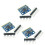 Module de détection de mouvement à 3 arbres MPU6050,-3 paquets 1