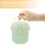 Handmade bamboo thermal bottle with handle, keeps temperature 6