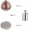 2 Pezzi Spruzzatore Polvere Illuminante Strumento 9