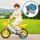 1Ensemble Roues De Stabilisation Enfants Durable Caoutchouc Pour Vélos 7