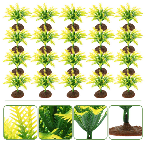 20 Pezzi Mini Albero Finto Per Diorama Paesaggio E Modellismo 2