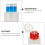 4 Stuks Pompdispenser Duwomlaagse Vergrendelbare Alcoholdispenser 8