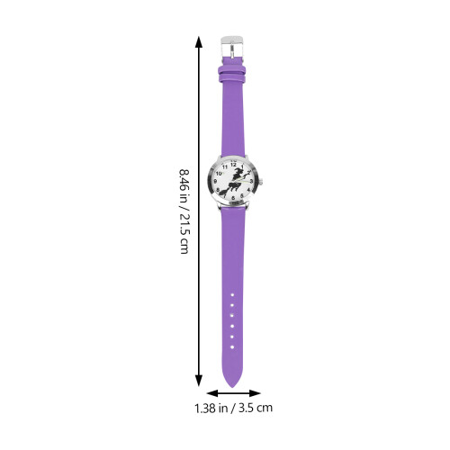 Halloween Witch Pattern Quartz Watch For Kids 1