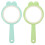 2Pcs Double Convex Magnifying Lens For Science Experiment Teaching 7