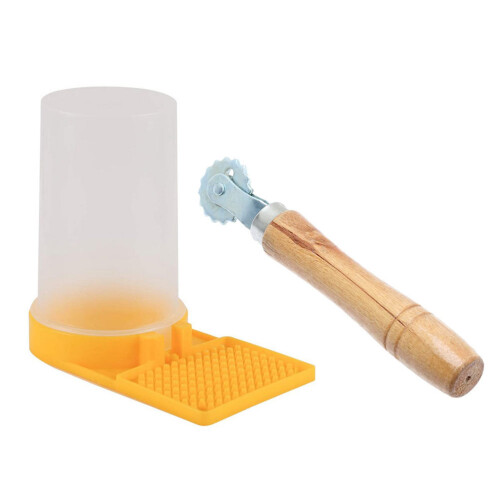 2Pcs Beekeeping Tool Plastic Bee Drinking Box Large Capacity Feeder