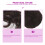 1 Pezzo Riccio Clip-In Marrone Scuro 6