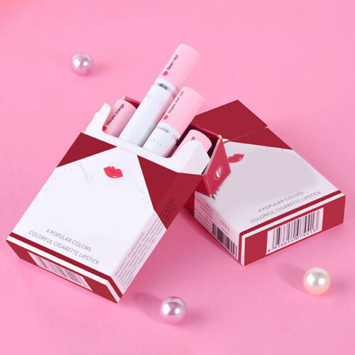 4Stk. Lippenstift Set Lipgloss Make-Up Tools 2