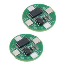 Miniatur-14500-Batterieschutzmodul für 3,7-V-Zellen zum-2Stk