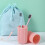 1St Plastic Roze Tandborstel Organizer Draagbare Poetsbeker 4