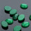 10 pièces décalcomanies verre 13x18 mm vert 11