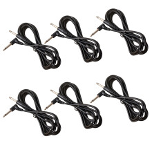 10pcs Electric Guitar Cable Amp Black For Bassists