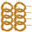 1Rol Elastisch DIY Lanyard Gouden Rubberen Voor Handwerk 3