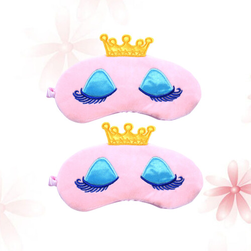 2 Pezzi Maschera Con Copricapo A Per Rosa 2