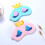 2 Pezzi Maschera Con Copricapo A Per Rosa 11