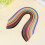 Paper Quilling Strips Set Multi Color Lightweight DIY Craft Art 9