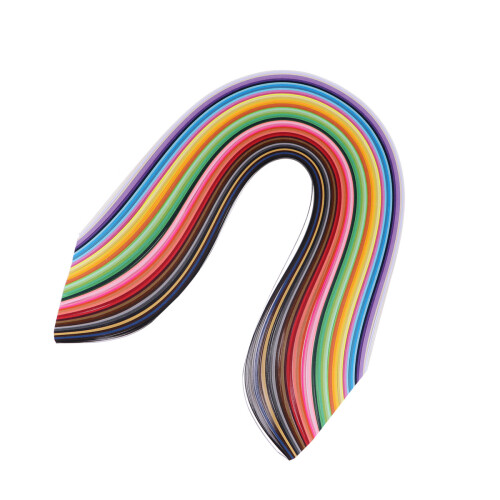 Paper Quilling Strips Set Multi Color Lightweight DIY Craft Art 2