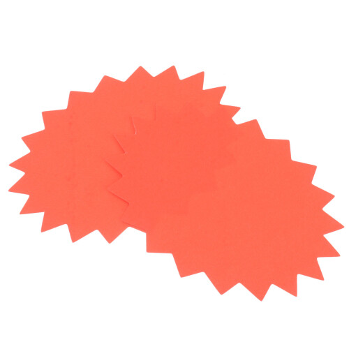 100Pcs Bright Shape Paper Price Labels for Stores