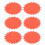 100Pcs Bright Shape Paper Price Labels for Stores 6