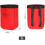 Sleek design meets functionality in this storage bag for climbing tools, red. 2