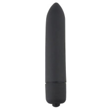 Electric Handheld Massage Ball Bullet Vibrator For Women And Men Mini Travel 10 Modes Quiet Waterproof Silicone Black